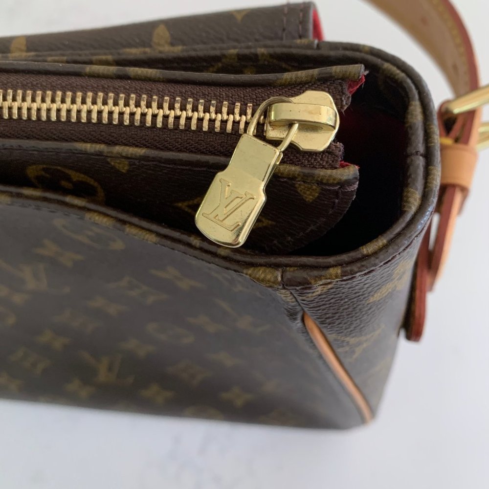 Louis Vuitton Vive Cite GM Handbag Shoulder Bag Monogram Authentic LV - Picture 14 of 16